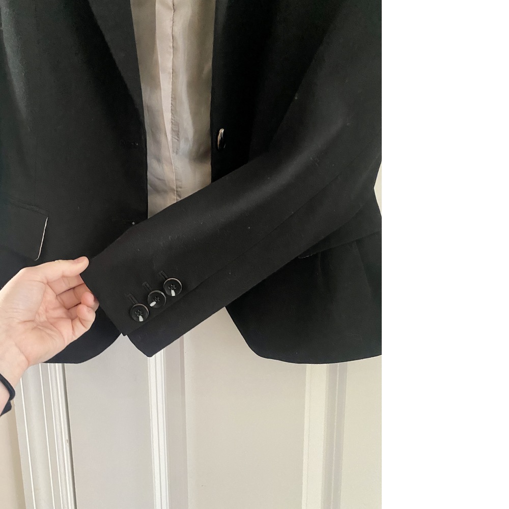 H & M Black Short Formal Blazer (Size US 8) - Picture 2 of 9